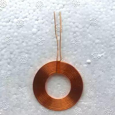 Inner diameter 20*0 5*13 6uh * outer 40 self-adhesive hollow wireless charging inductor coil card reader can be customized