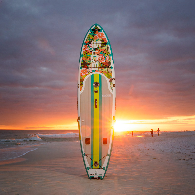 American BOTE paddle board sup portable inflatable pulp board yoga board entry-level casual paddle board Flood series-Taobao