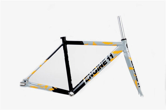 2019 engine11 vortex aluminum alloy site Single speed race speed dead flying frame Half carbon front fork