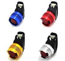 Ruby bicycle light tail light aluminum alloy LED bicycle tail light mountain road car night riding equipment accessories