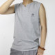 Sleeveless t-shirt sweat vest sports loose wide shoulders solid color vest men's summer bottoming vest pure cotton