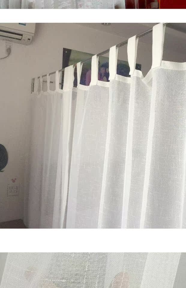phong cách châu Á gỗ Mỹ bốn cột dây đai giường tán Velcro Đông Nam Trung Quốc giường trắng mã hóa lanh vỏ chéo - Bed Skirts & Valances rèm ký túc xá