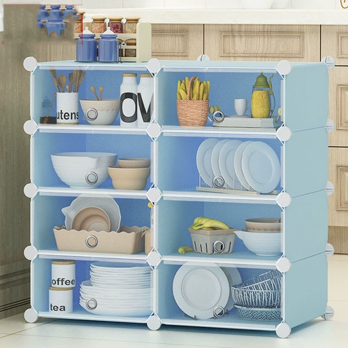 Простая маленькая пластиковая кухня Простая сборка