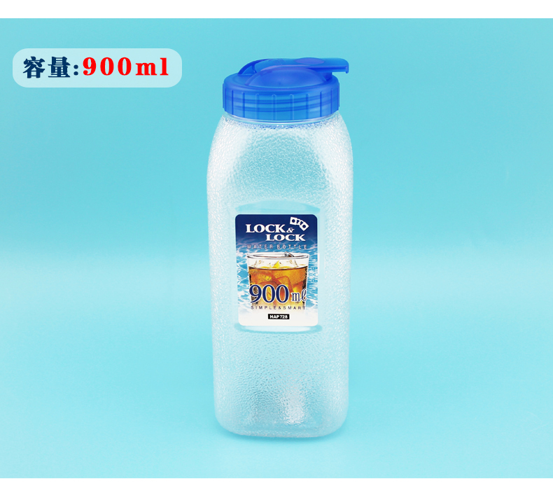 Khóa và khóa chai nước lạnh chai hàng đầu lưu trữ dung lượng lớn bình nhựa cốc trà cốc nhà vỡ nước ép nồi - Tách bình thuỷ tinh đựng nước