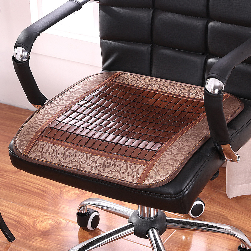 Mahjong mat summer cushion summer office computer chair student breathable chair cushion cool mat bamboo seat cushion