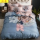Ưu đãi đặc biệt bộ chăn bông gồm bốn bộ bông cotton 1.8m2.0m ​​giường đôi trên giường tối giản châu Âu bốn bộ