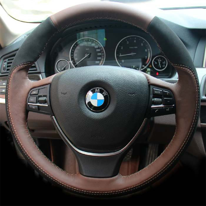 BMW new 3 series 5 series 520523 525li x3 x3 x5 320li 320li leather hand-stitched steering wheel cover