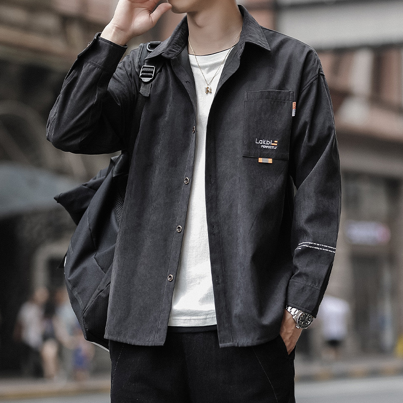 Men's Jacket for Spring, Autumn, and Winter 2023, New Style, Cool and Stylish Workwear Denim Long-Sleeve Shirt, Autumn Casual Jacket for Men