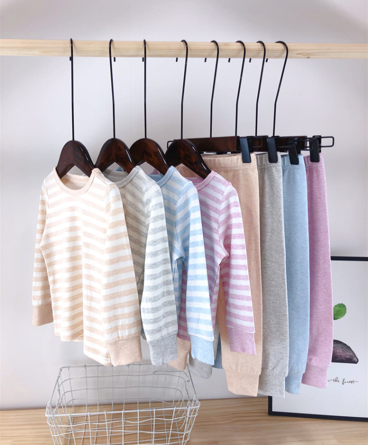 2019 autumn and winter new boys and girls homewear suits children's autumn clothes sanitary pants comfortable two-piece pajamas