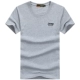 NIAN JEEP Mới nam mùa hè Cotton cổ tròn tay áo ngắn áo thun Jeep Shield Loose Half nửa áo thun