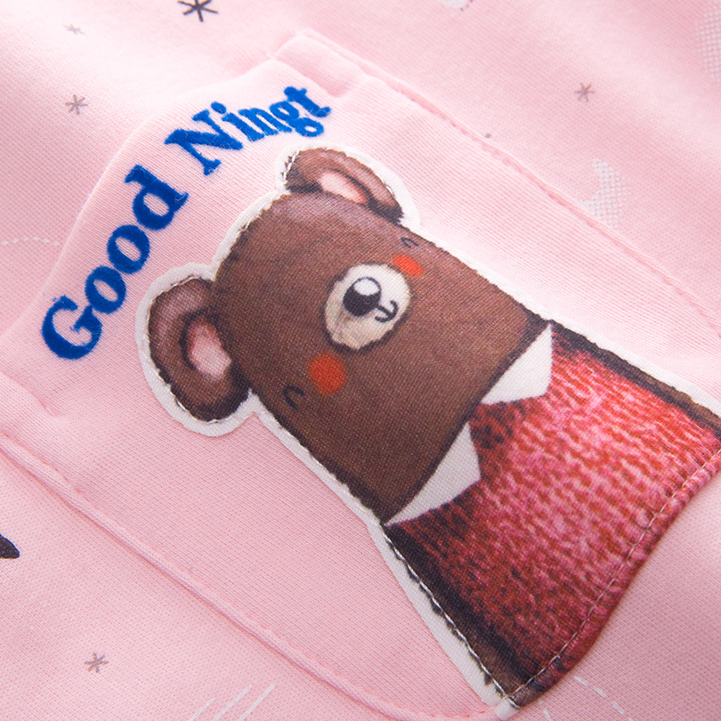 Pyjama mixte en Coton à manches longues - Ref 3004476 Image 4