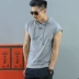 Áo thể thao thấm mồ hôi nam mùa hè áo len mỏng áo len nam không tay trùm đầu áo thun Áo thun mỏng thể dục - Lót áo thun 3 lỗ nam Lót