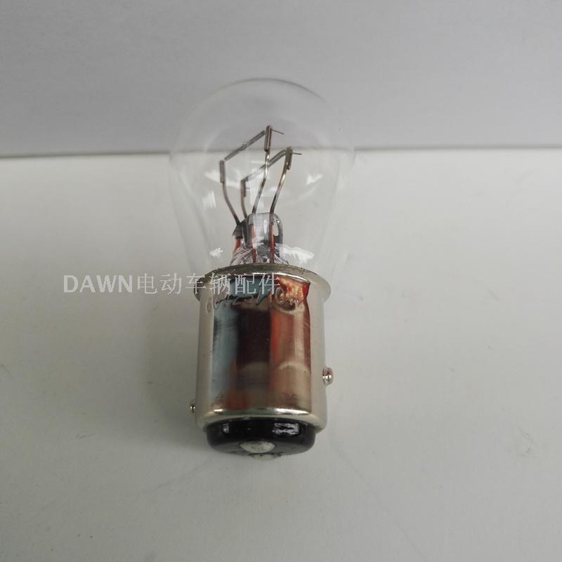 Taiwan production SYT electric pile high machine bulb 60V25 10W double point high and low foot double silk BAY15D
