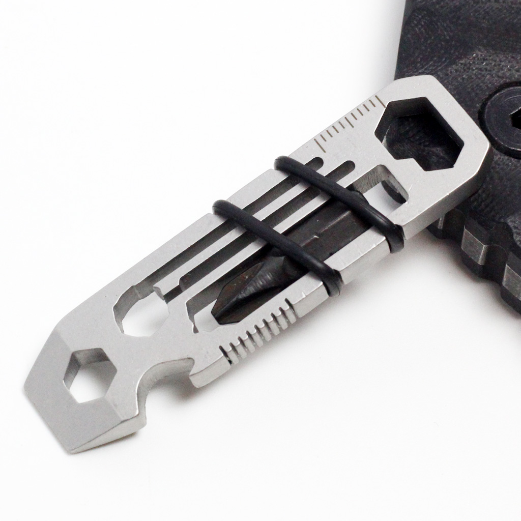 Multifunctional gadget combo bottle opener 6 foot wrench screwdriver carry-on keychain mini outdoor edc gear