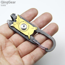 20-in-1 outdoor camping multi-function key buckle wrench bottle opener edc riding survival pocket tool