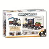 Lego, конструктор, интеллектуальная игрушка, поезд, мелкие частицы
