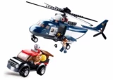 Lego, игрушка для мальчиков, конструктор, вертолет, полиция