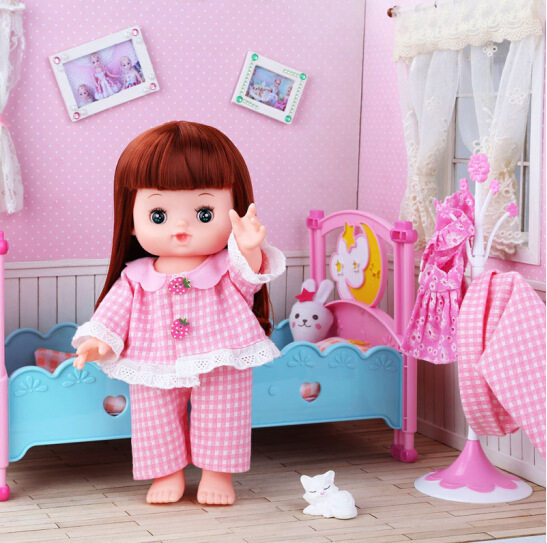 Legel Kids Talk Doll Early Teach Toy Emulation Baby Girl Foreign Dolls Baby Glam Gel Silicone Milu