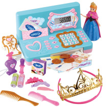 Ice-Snow-Edge Ice-Snow Children Cashier Toy Girl Supermarket Collection Silver Desk Simulation Suit Over Home Toy
