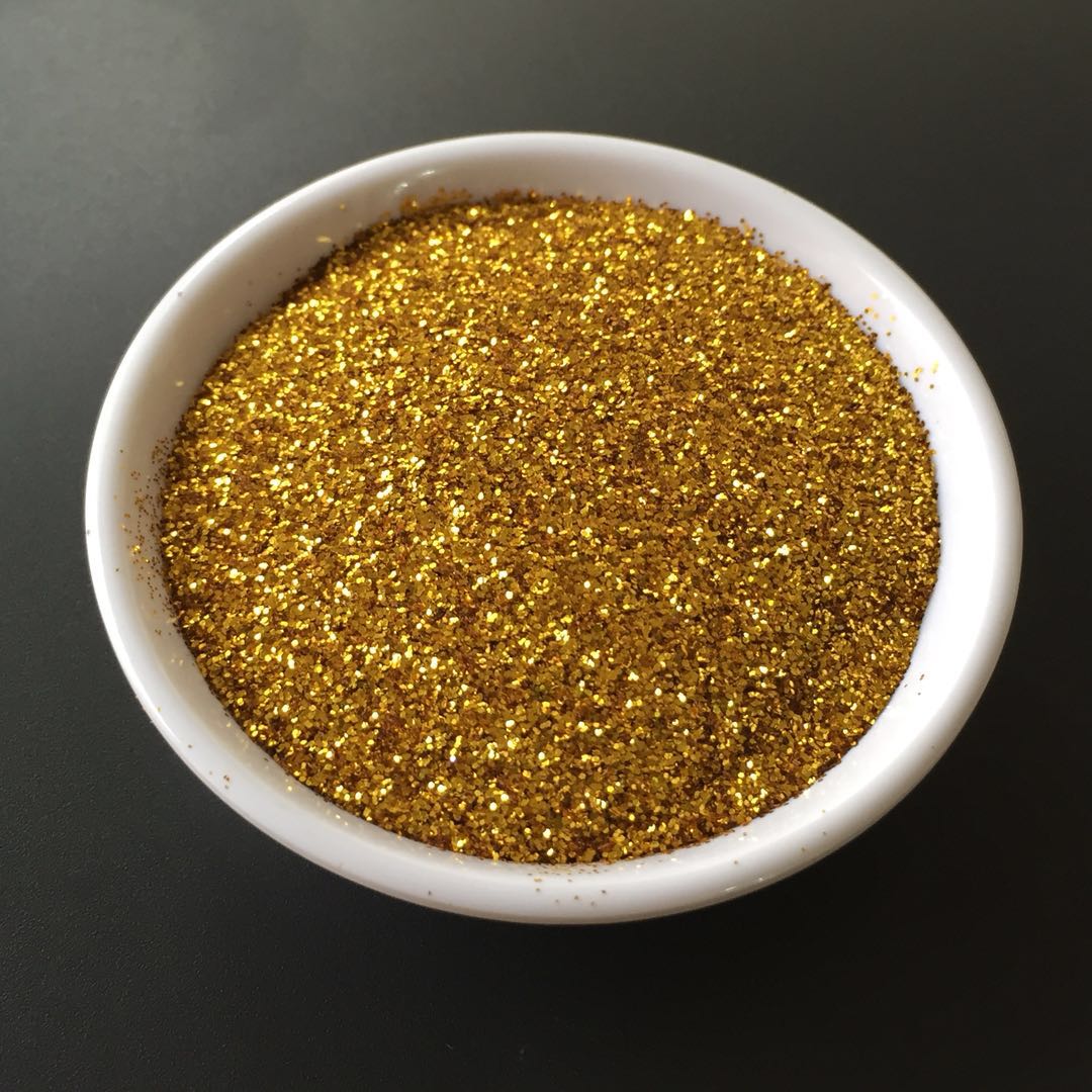 Impurity-free glitter powder Laser PET sequin nail art Diatom mud glitter powder DIY color glitter Gold pink powder