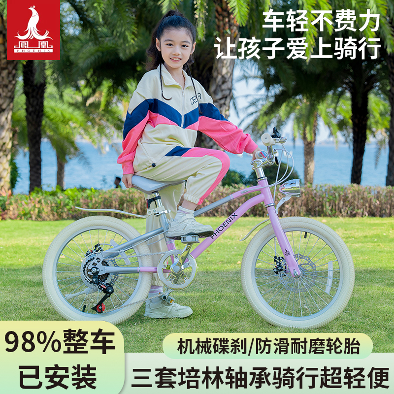 Phoenix Kidsren's Bicycle 6-12 to 8-10 to 15 Years Old Boys and Girls Bicycle Big Kidsren and Teenagers Variable Speed Mountain Bike
