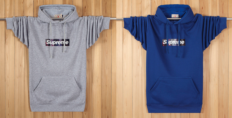 Mùa thu và mùa đông mới kích thước lớn nam giới hoodie trẻ trung cộng với phân bón XL cotton trùm đầu áo len lỏng lẻo quần thể thao