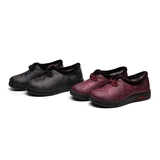 Зимние слипоны, флисовые нескользящие туфли для матери, удерживающие тепло сапоги, большой размер