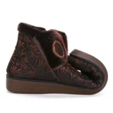 Бабушкина хлопковая обувь 33 размера плюс бархат 34 теплая 41 мягкая подошва 42 противоскользящая 43 плюшевая обувь из старой пекинской ткани для пожилых женщин