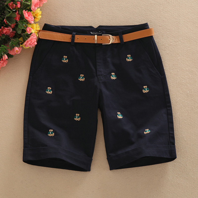 Korean Style Women's Summer Loose Casual Pants, Pure Cotton, Slimming, Korean 5-Point Mid-Length Pants, Summer Women's Shorts