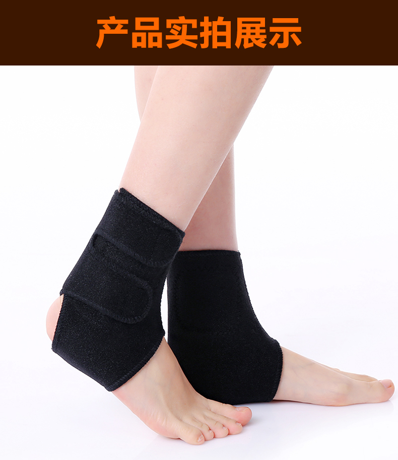Tự sưởi ấm mắt cá chân cho nam giới và phụ nữ thể thao khớp ấm áp phục hồi chức năng trị liệu từ tính băng nóng lạnh thiết bị bảo vệ chuyên nghiệp - Dụng cụ thể thao bó gối dài