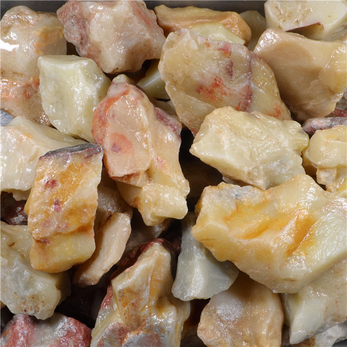 Gold Stone Seal Engraving Shoushan Stone Original Stone Hibiscus Stone Natural Stone Pendant Material to practice engraving material Weighing Stones seal stock