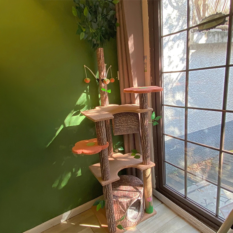 Cat climbing frame cat nest cat tree one large cat scratch board cat pillar cat toy cat grab rack cat supplies cat rack small