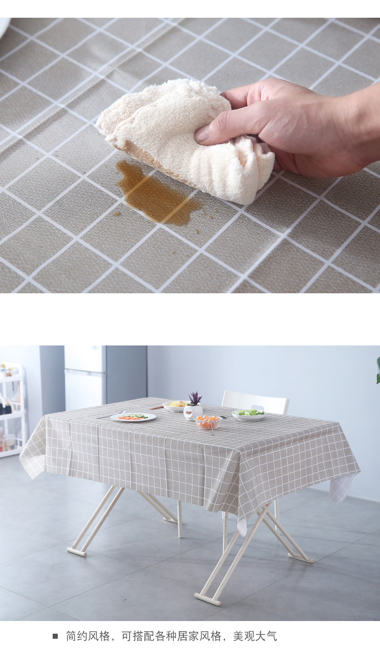 Khăn trải bàn dùng một lần dầu không thấm nước chống bỏng bàn cà phê vải pvc mạng châu Âu in Red gió nhỏ vải bông tươi - Khăn trải bàn mẫu khăn trải bàn