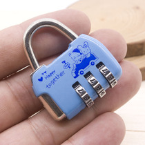 Small bag password lock cute cartoon childrens backpack mini padlock small simple box lock