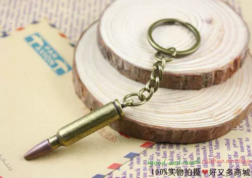 Ретро бронзовая пуля, классический брелок, креативный аксессуар, рюкзак