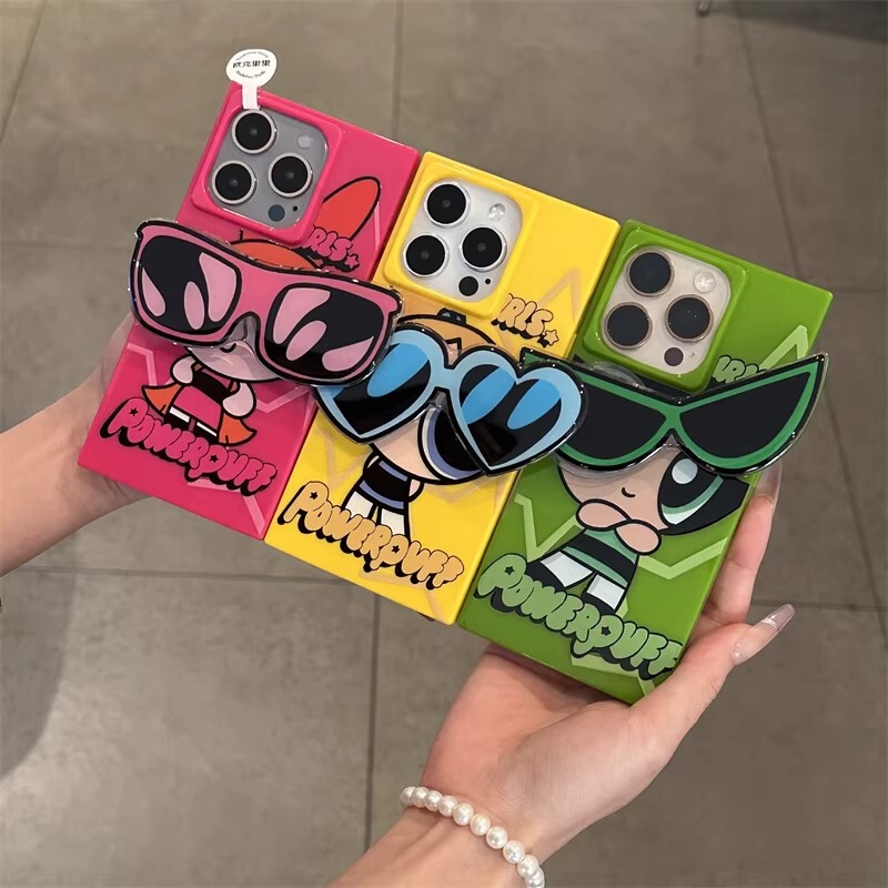 Powerpuff Girls Glasses Stand Compatible with Apple 17 Pro Max Phone Case Square 16/15 Cartoon 14 Female 13 Simple 11 Pro Ice Crystal X/Xr Fun 7/8 Plus Couple Creative Large Hole Powerpuff Girls Glasses Stand Compatible with Apple 17 Pro Max Phone Case Square 16/15 Cartoon 14 Female 13 Simple 11 Pro Ice Crystal X/Xr Fun 7/8 Plus Couple Creative Large Hole
