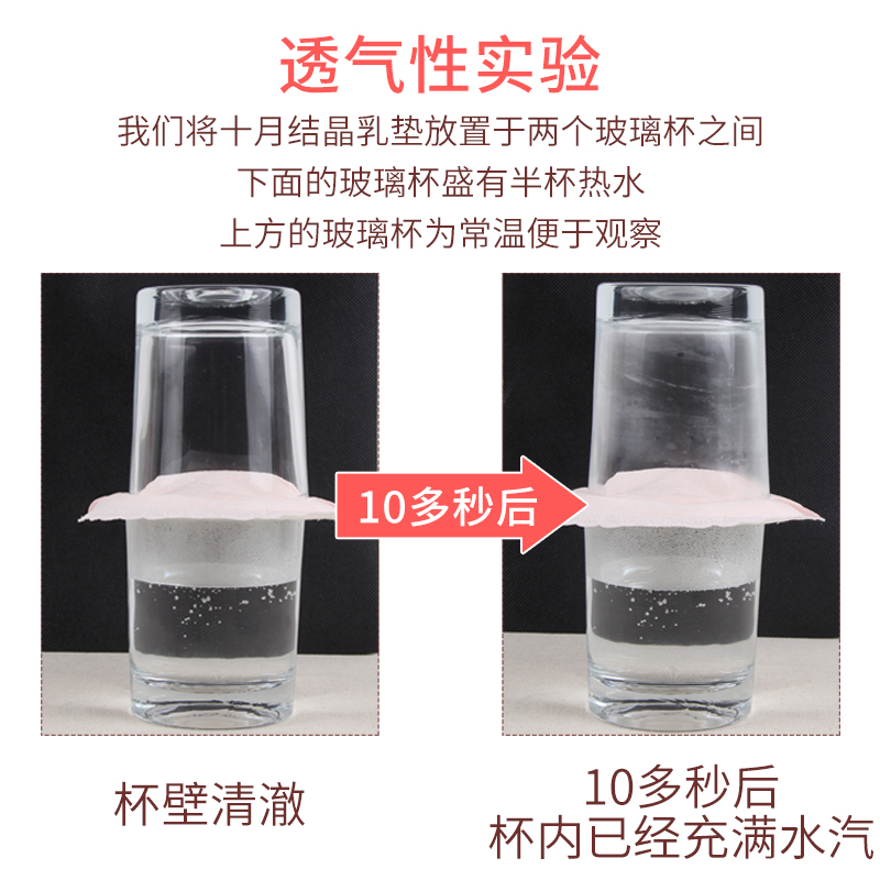 october crystal anti-galactorrhea pad disposable ultra-thin galactorrhea pad breastfeeding mother and baby leak-proof milk pad breathable 200 pieces