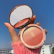 Gradual color high blush delicate clothing slim glitter is not easy to fly powder naturally naked makeup