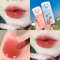 Pure wind cat claw Mirror business card lip glaze moisturizing and moisturizing glass lip lip honey female student water moisturizing toot lips