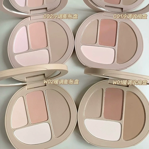 Хайлайтер для лица, матовые осветляющие румяна для контуринга