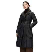 Duck Down Jacket Womens 2024 Autumn and Winter New Arrival Mid-Length Korean Fashion Versatile Duck Down Warm Thickened Jacket