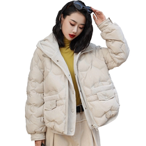 Duck Down Jacket Womens 2024 Autumn and Winter New Short Stand Collar Lightweight Versatile Fashion Casual Warm Jacket M