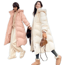 Duck Cui Fanxi Korean designer down jacket womens new hooded loose casual versatile warm duck down jacket