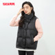 Yaya Lightweight Down Jacket Vest Women 2023 Winter New Short Stand Collar Style Korean Casual Warm Vest C