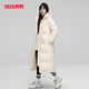 Duck Down Jacket Women's Long 2023 Winter Knee Long New Style Loose Solid Color Thickened Warm Jacket L