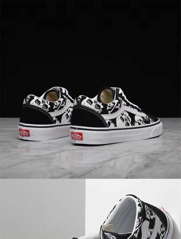 Giày trượt ván đầu Vans Vans Old Skool OS giày vải cao và thấp VN0A38G1H0B tại chỗ giày xtep