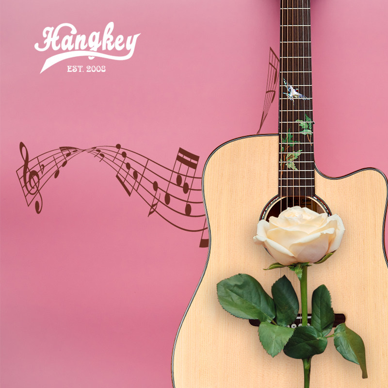 Hanqi single board folk guitar 41 inch Spring Yan 10DC PRO upgrade models for male and female students