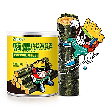 韩世嗨爆肉松海苔卷100g*36根[5元优惠券]-寻折猪