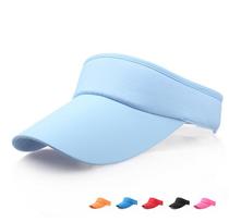 Outdoor sun visor hat fixed logo long and short eaves foreign trade empty top hat without top sun hat sun hat