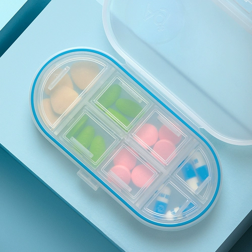茶花 OU Punzi Pharmaceutical Box Portable Portable Geling Contain Box маленькая коробка маленькая коробка маленькая коробка маленькая коробка маленькая коробка